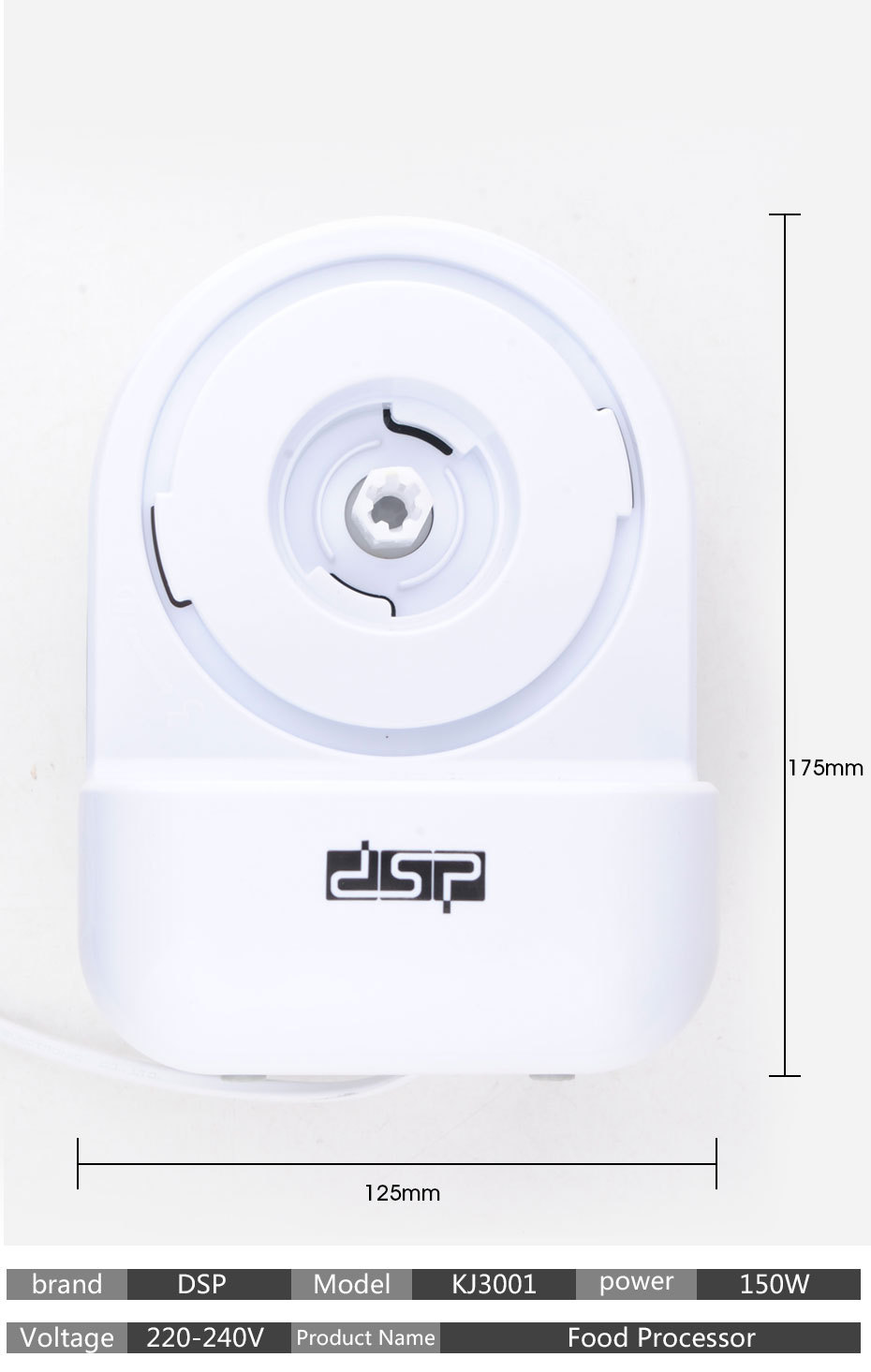 DSP DSP Three-in-One Mini Household Small Blender Juice Extractor Fruit and Vegetable Slicer Electric Juicer