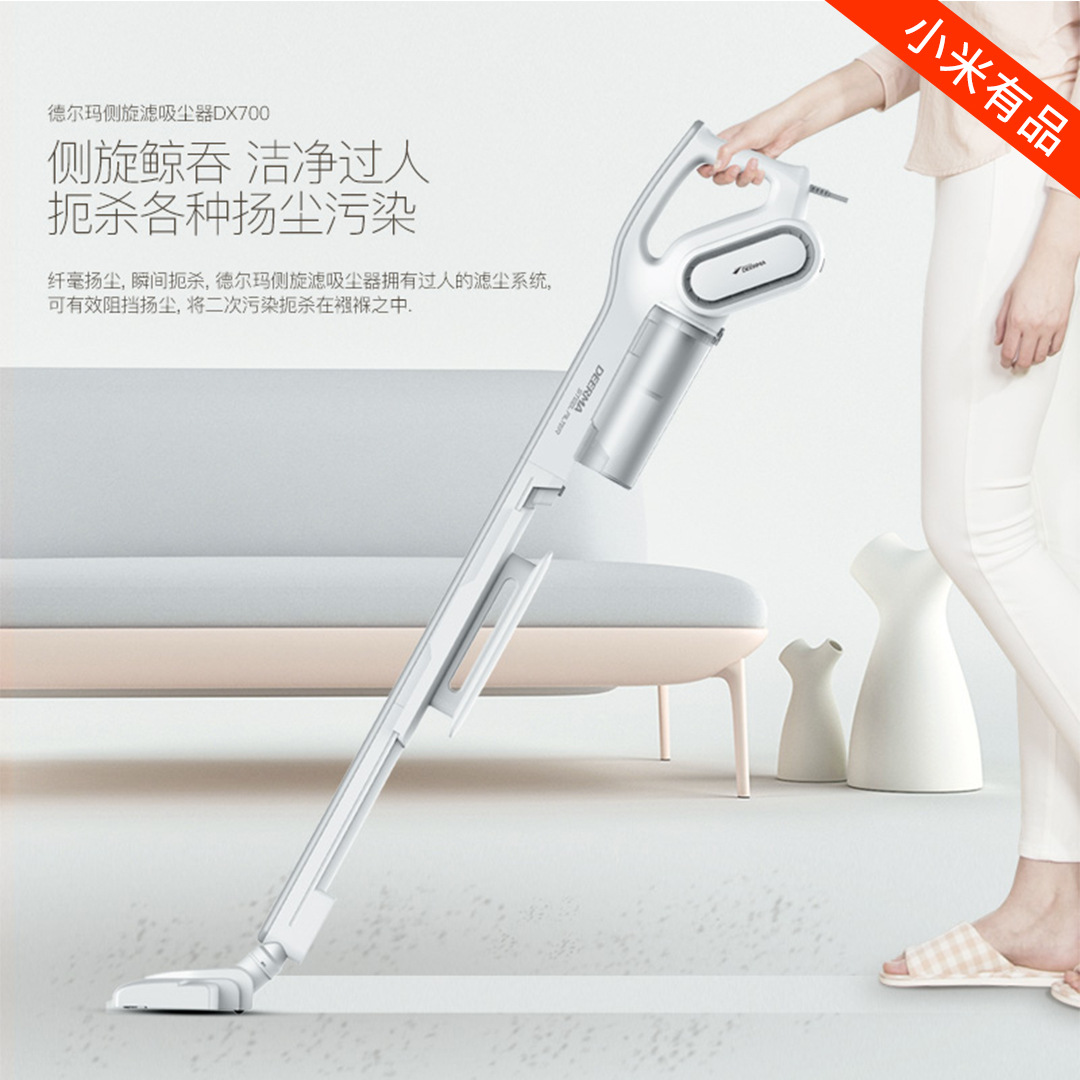 Vacuum Cleaner Dx700 Household Large Suction Hand-Held Mite Removal Cat Hair a Suction Machine Powerful Car High Power