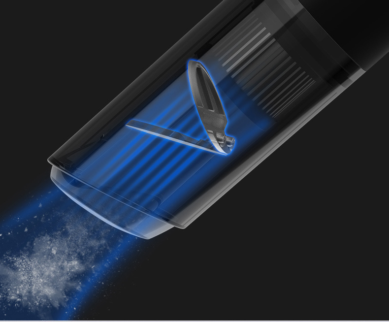 Car High Power Wet/Dry Vacuum Cleaner Car Cleaner Wireless Vacuum Cleaner with Light Dual Use in Car and Home