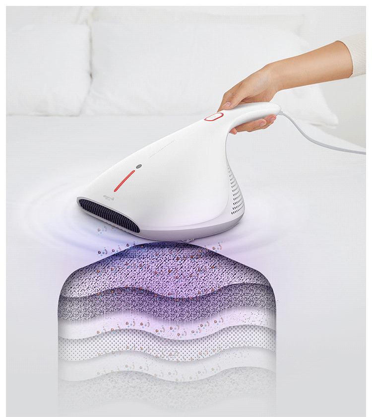 Deerma Anti-Mite Vacuum Cleaner Cm810 UV Household Mute Small Bed Mite Sterilization Machine Deerma Anti-Mite Vacuum Cleaner Cm810 UV Household Mute Small Bed Mite Sterilization Machine