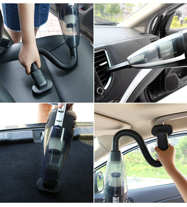Rundong Car Cleaner Wireless Car Charger Wet and Dry Vacuum Cleaner Household Handheld High-Power Vacuum Cleaner 6053