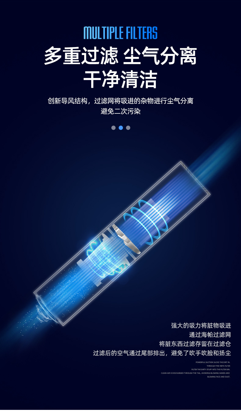 Car Vacuum Cleaner 12V High Performance Rate 120W Wet and Dry Car Vacuum Cleaner Handheld Dust Removal Powerful Small