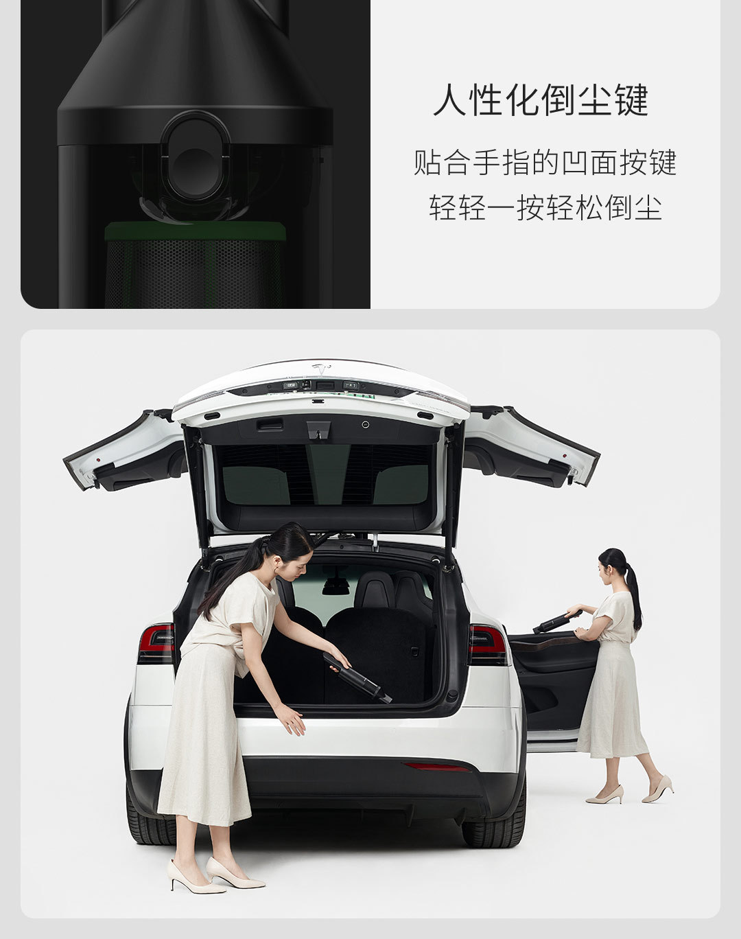 Mijiaqing Wireless Portable Vacuum Cleaner Vehicle-Mounted Home Use Car Handheld Small a Suction Machine Large Suction