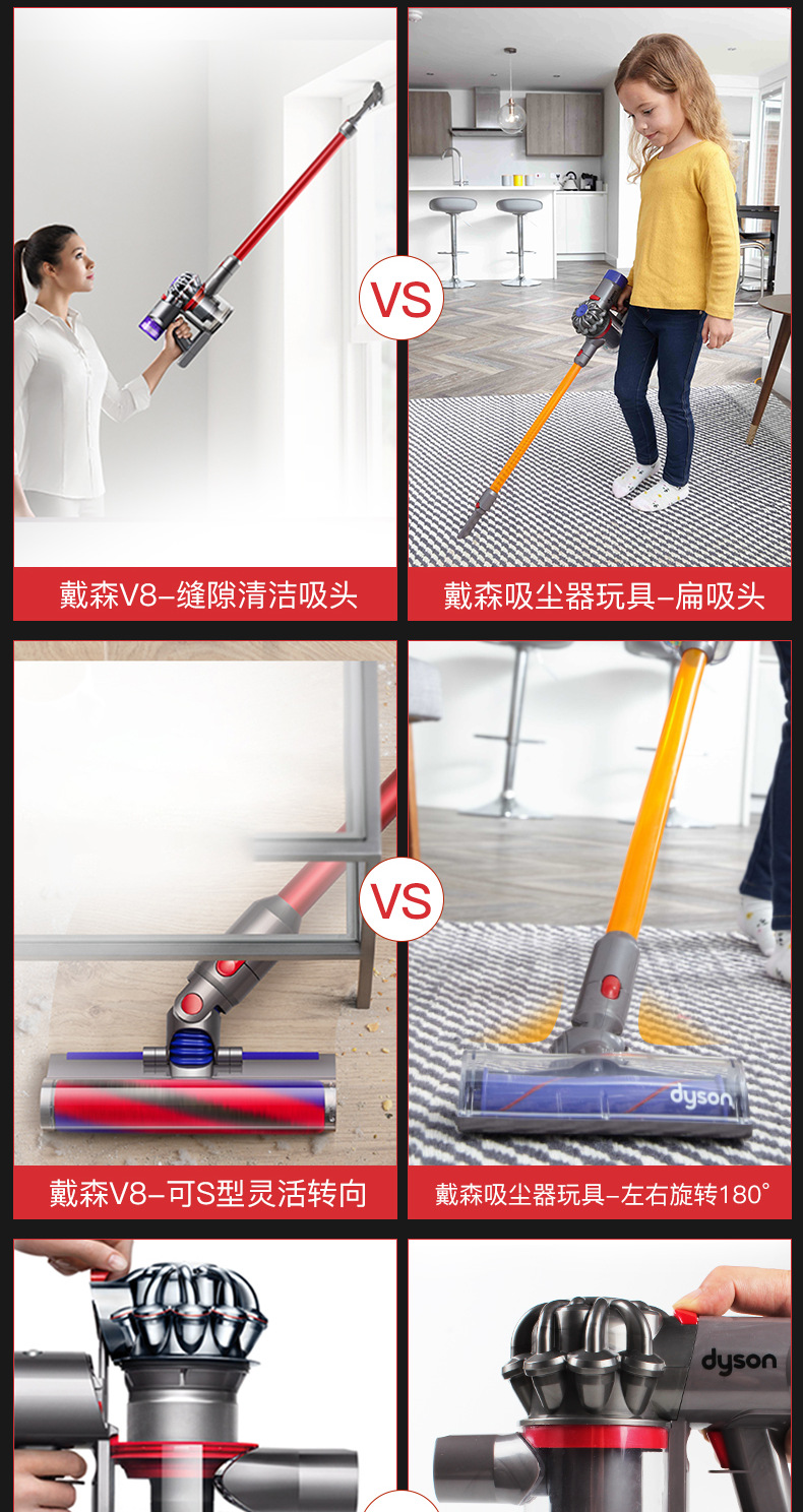 The spot! Casdon Dyson, a Children 's vacuum cleaner toy electric cordless handheld Children over house V8 import The spot! Casdon Dyson, a Children 's vacuum cleaner toy electric cordless handheld Children over house V8 import