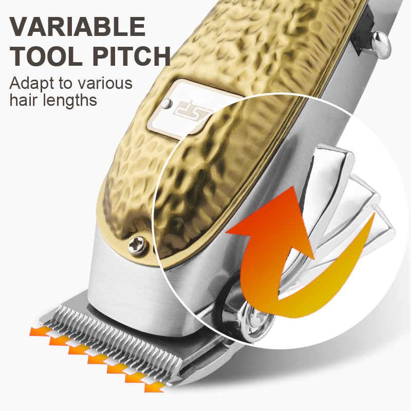 DSPHousehold Electric Hair Clipper Long Endurance Stainless Steel Cutter Head Electric Clipper No Stuck Hair 90398