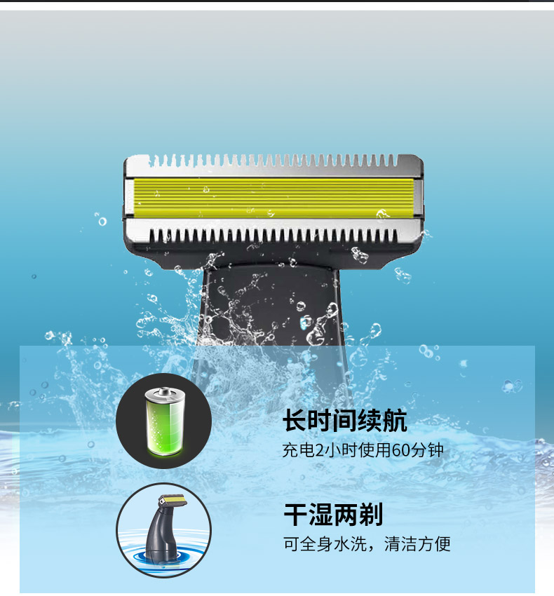 VGR-031 electric hair clipper professional electric hair clipper household rechargeable hair clipper mute hair clipper