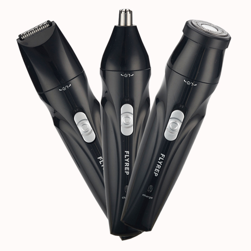 A New multi - function I wash to rechargeable nose hair trimmer set with three - in - one electric nose hair trimmer