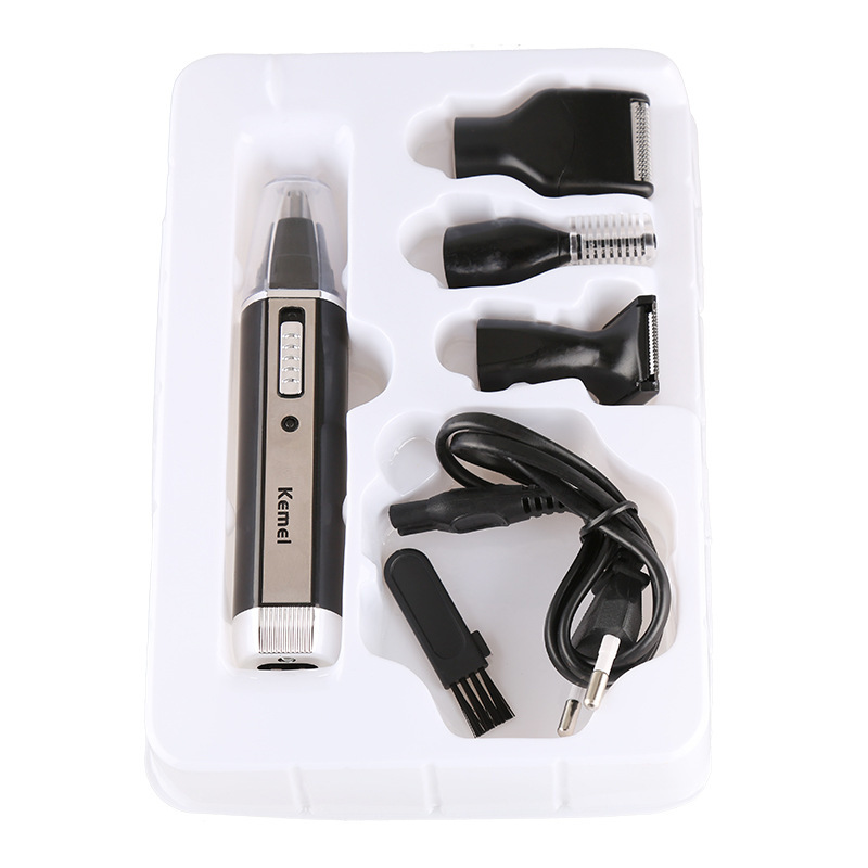 Electric Nose Hair Trimmer Wholesale 4 in 1 Rechargeable Nose Hair Trimmer KM-6630