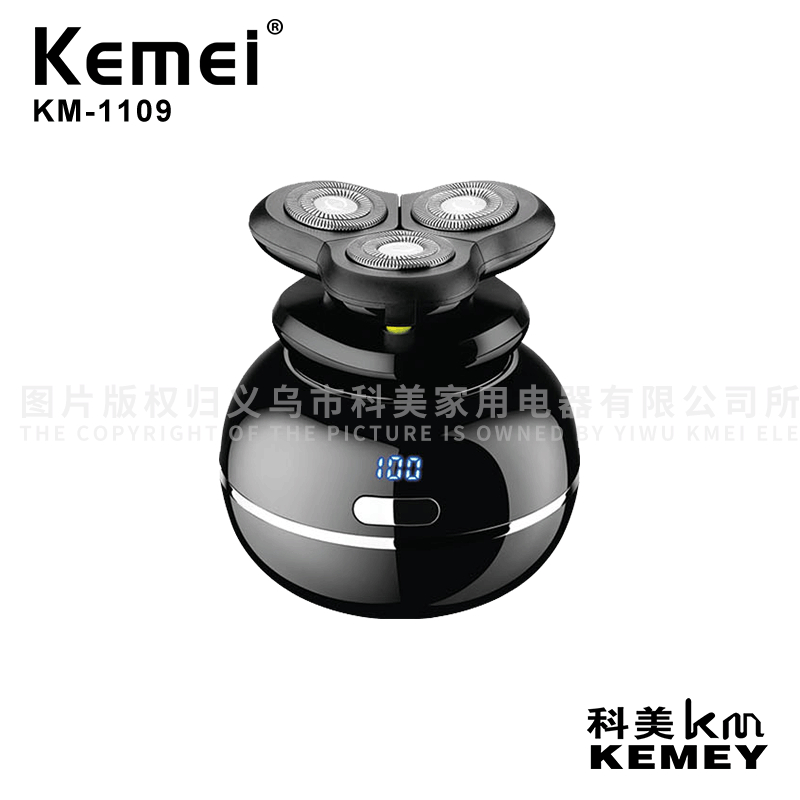 Cross-Border Factory Direct Supply Komei KM-1109 Five-in-One Men&#039;s Washable Shaver Hair Clipper Nose Hair Trimmer