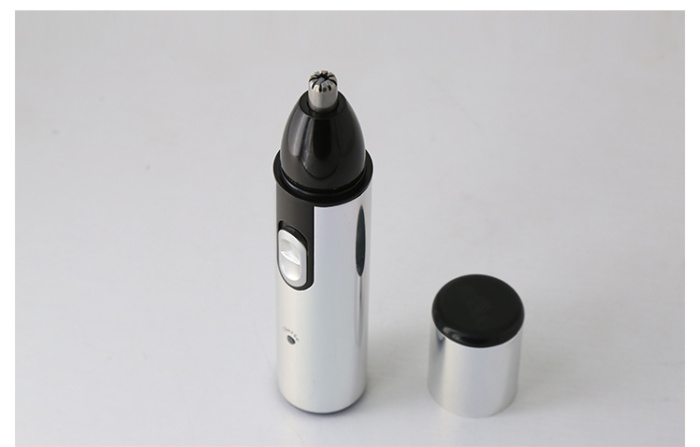 KM-3306 electric nose hair wholesale 2-in-1 rechargeable nose hair trimmer box packaging
