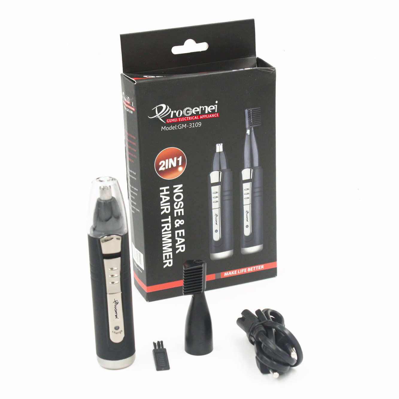 Geemy3109 Nose Hair Trimmer Electric Nose Hair Shaver Eyebrow Shaver Sideburner