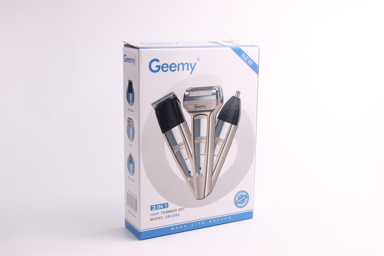 Geemy6582 men's multifunctional haircut set, electric hair clippers, and nose hair trimmer Geemy6582 men's multifunctional haircut set, electric hair clippers, and nose hair trimmer