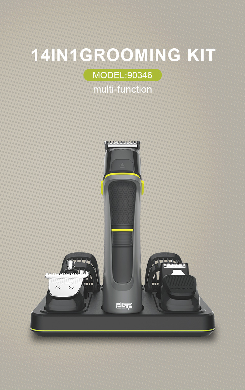 DSP DSP Five-in-One Multifunctional Household Hair Clipper Suit Electric Shaver Nose Hair Trimmer Electric Clipper