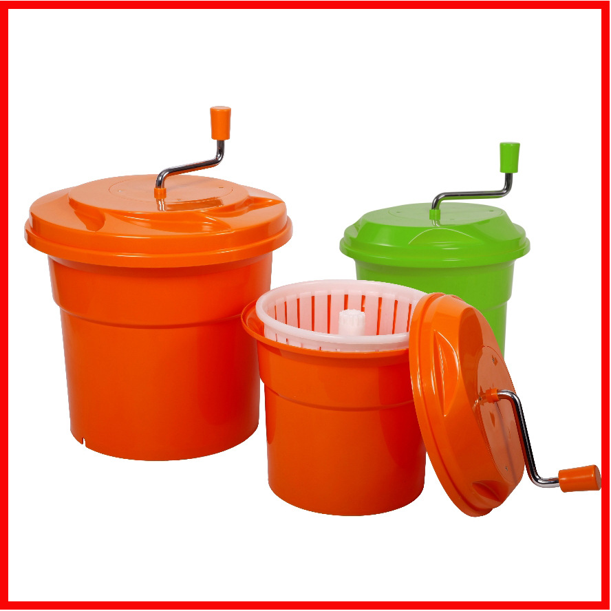 JD Salad Dehydrator Vegetable and Fruit Dehydrator Vegetable Laundry-Drier Manual Laundry-Drier Salad Spinner