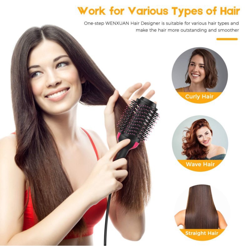 WarmAir Comb TwoinOne Negative Ion Hair Curler Hairdressing Straight Hair Comb Electric Hair Drier Comb DualUse WarmAir Comb TwoinOne Negative Ion Hair Curler Hairdressing Straight Hair Comb Electric Hair Drier Comb DualUse