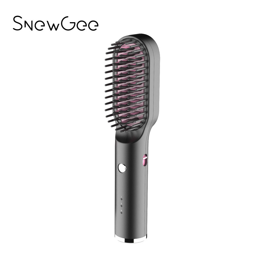 Factory Direct Sales Wireless Electric Hair Straightener Hair Curler and Straightener Dual-Use USB Hair Drier