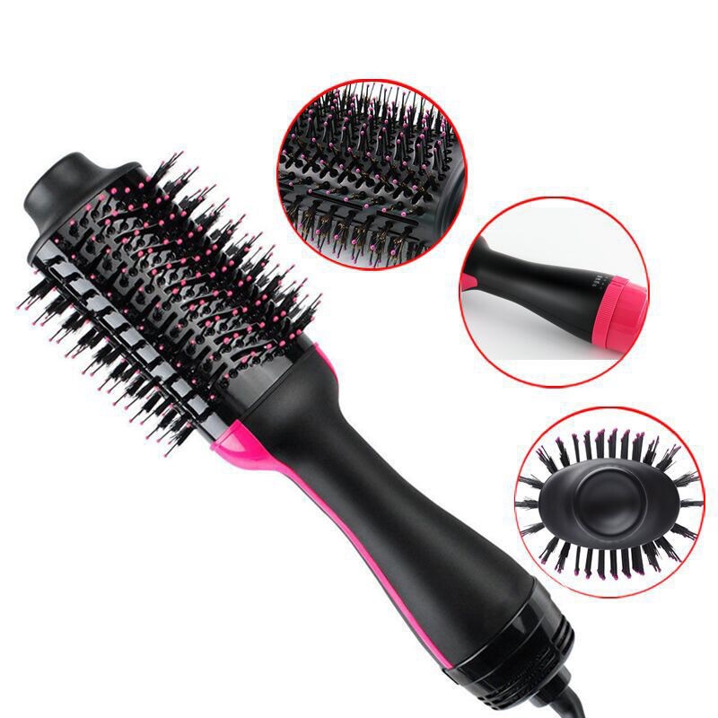 Hot Hot Air Comb 2in1 Multifunctional Anion Wind Comb Hair Curler Straight Hair Roll Brush Electric Hair Drier Comb