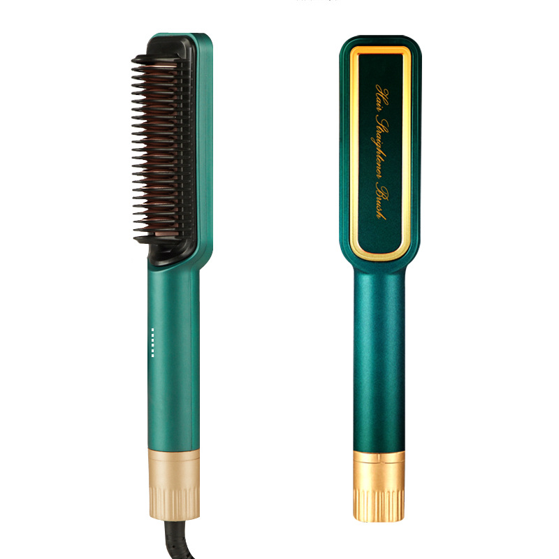 Dual-Use Curly Hair Exclusive for Cross-Border Straight Comb Ceramic Electric Negative Ion Hair Drier