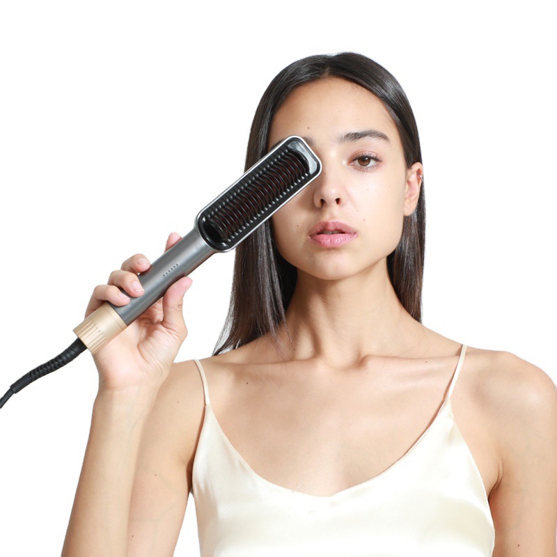 Dual-Use Curly Hair Exclusive for Cross-Border Straight Comb Ceramic Electric Negative Ion Hair Drier