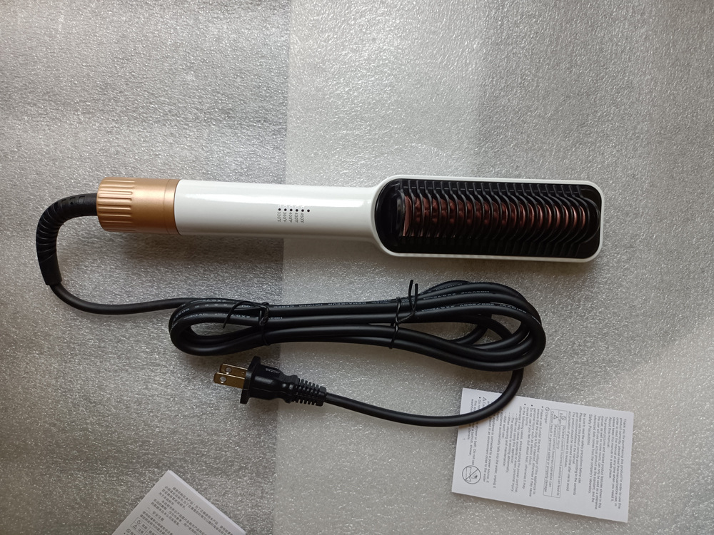 Dual-Use Curly Hair Exclusive for Cross-Border Straight Comb Ceramic Electric Negative Ion Hair Drier