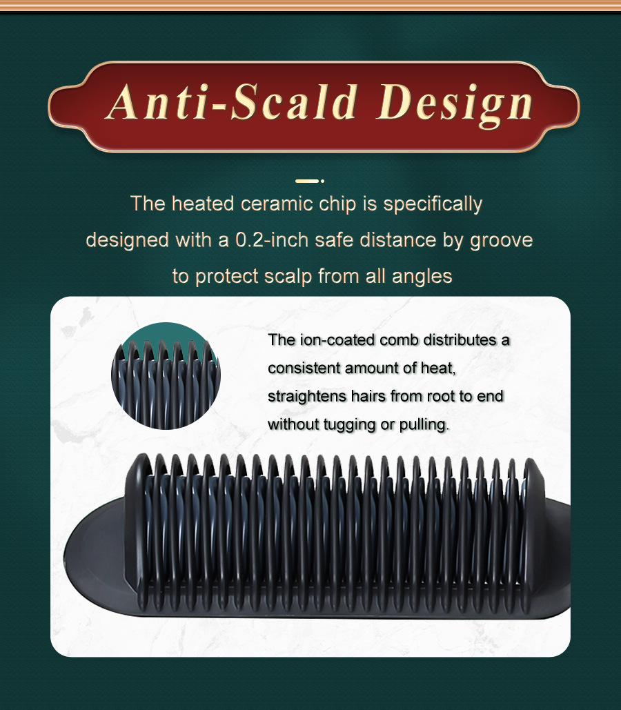 Dual-Use Curly Hair Exclusive for Cross-Border Straight Comb Ceramic Electric Negative Ion Hair Drier