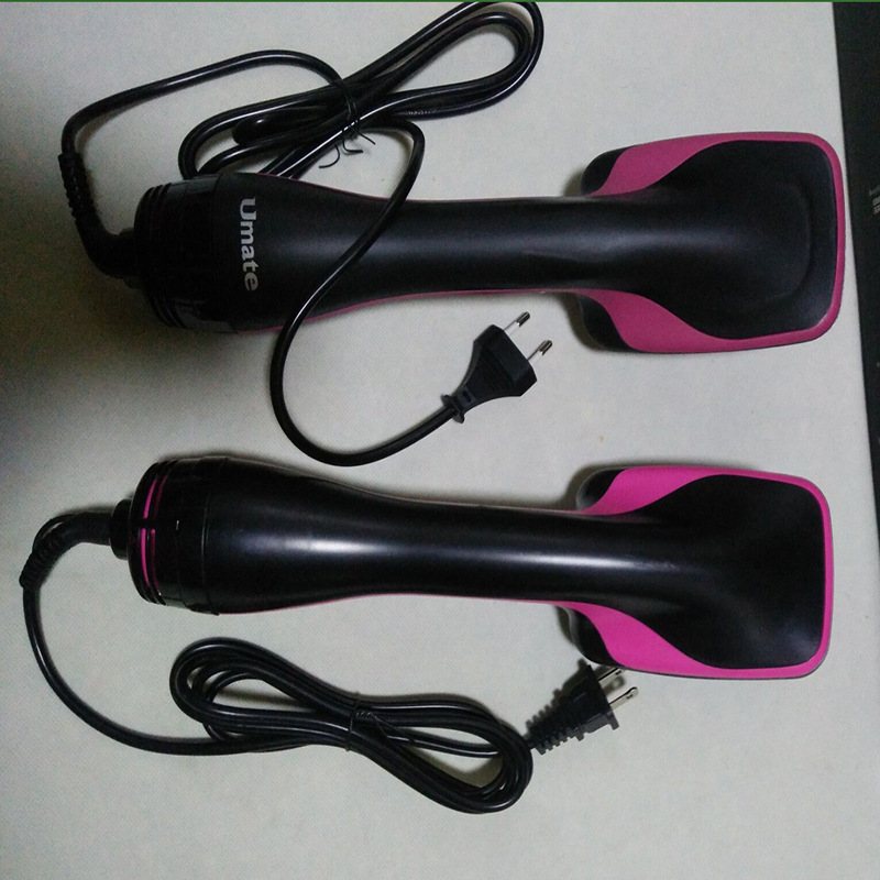 Hairdressing Electric Hair Drier Comb Two-in-One Hair Dryer Wet and Dry Negative Ion Head Shape Blowing