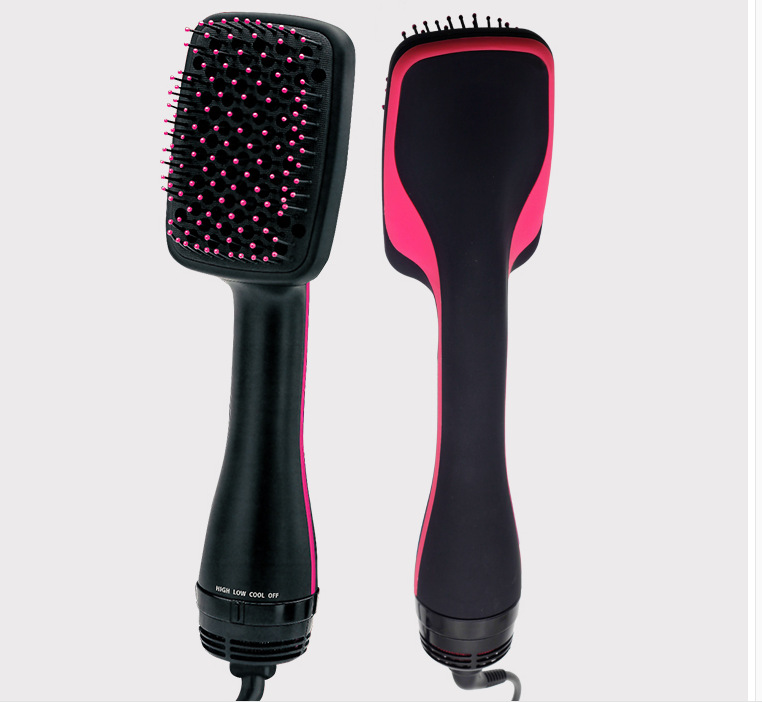 Hairdressing Electric Hair Drier Comb Two-in-One Hair Dryer Wet and Dry Negative Ion Head Shape Blowing