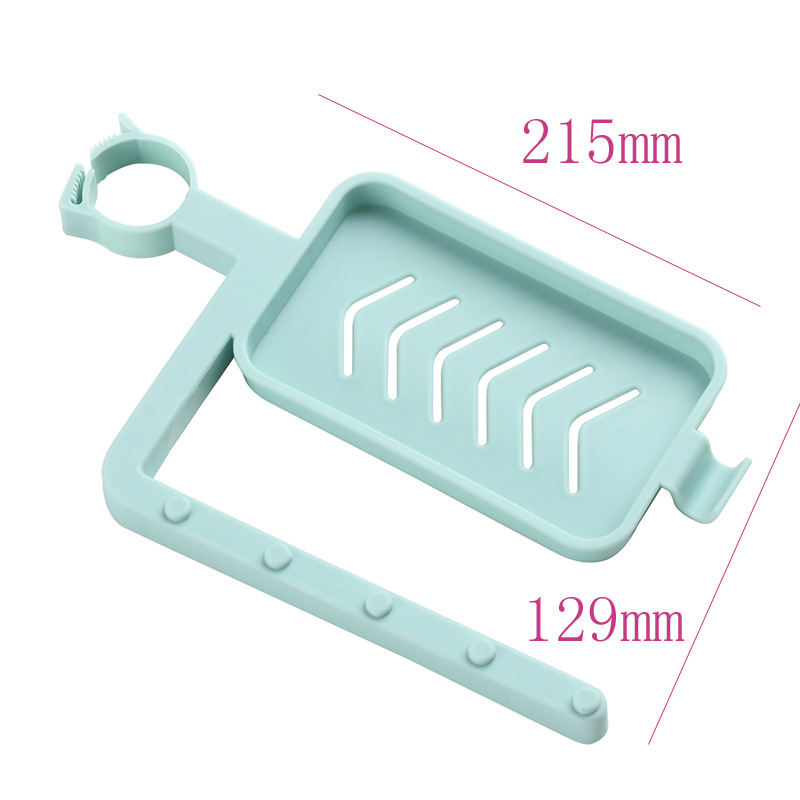 Tap water rack sink storage rack kitchen supplies sink sponge towel rack