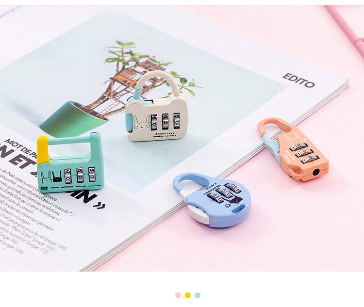 Creative Exchange Wholesale Factory Wholesale Gym Password Lock Luggage Lock Student Mini Lock Dormitory Padlock