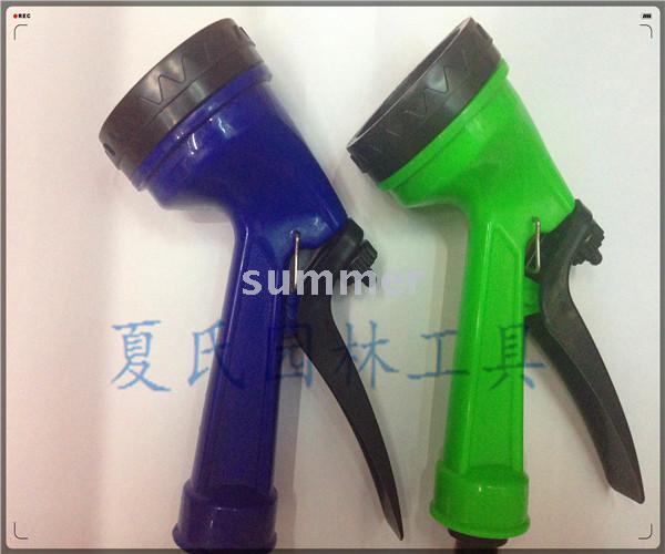 Garden multi-function water gun, Garden water pipe joint, plastic water gun quick joint, zinc alloy