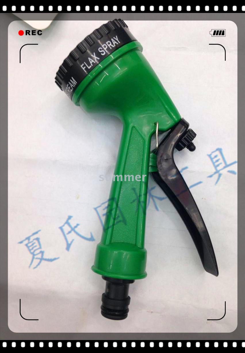 Garden multi-function water gun, Garden water pipe joint, plastic water gun quick joint, zinc alloy