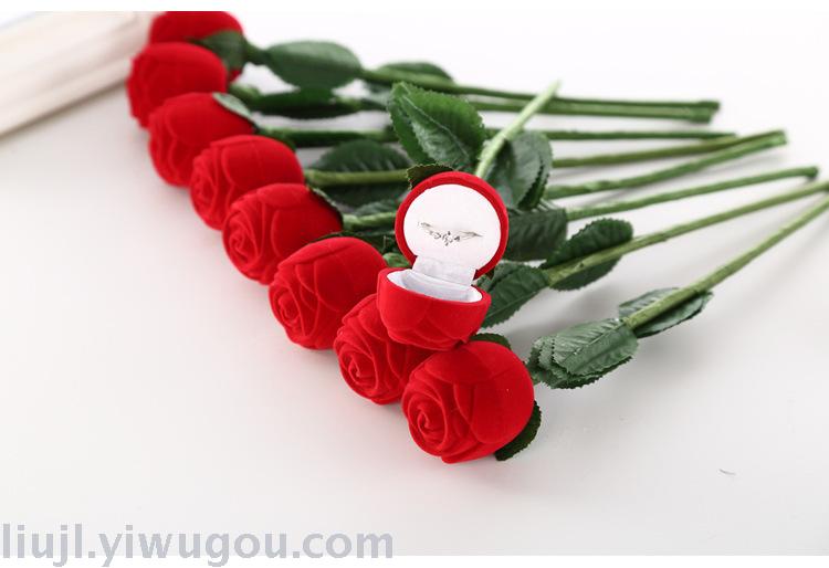 Rose ring box (small) Creative birthday gift with branches wedding packaging Earrings Jewelry Box Rose ring box (small) Creative birthday gift with branches wedding packaging Earrings Jewelry Box