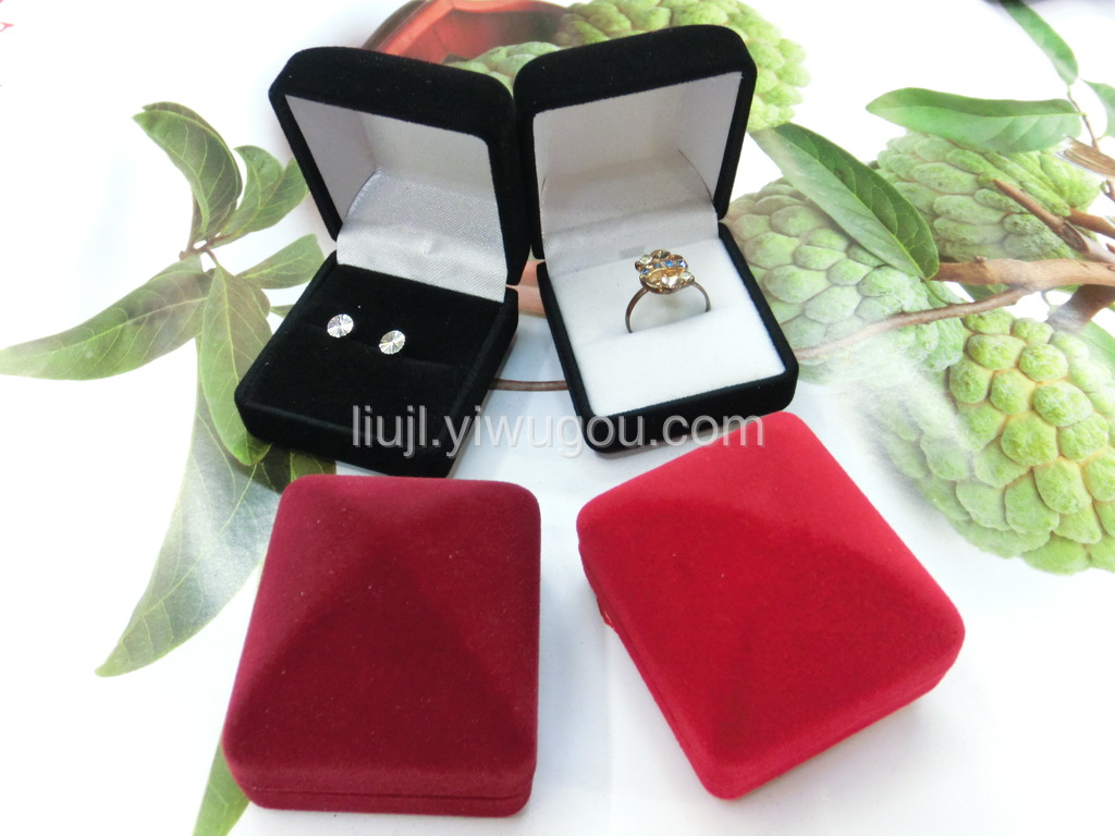 Velvet ears small Spire ring box jewelry box
