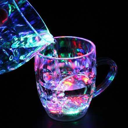 Colorful Induction Luminous Cup Colorful Flash Beer Drink Cup Bar KTV Luminous Cup Colorful Induction Luminous Cup Colorful Flash Beer Drink Cup Bar KTV Luminous Cup