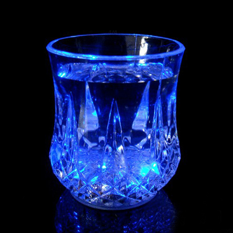 Colorful Luminous Cup Water Activated Light Cup Induction Pineapple Cup KTV Bar Color Changing Beer Steins