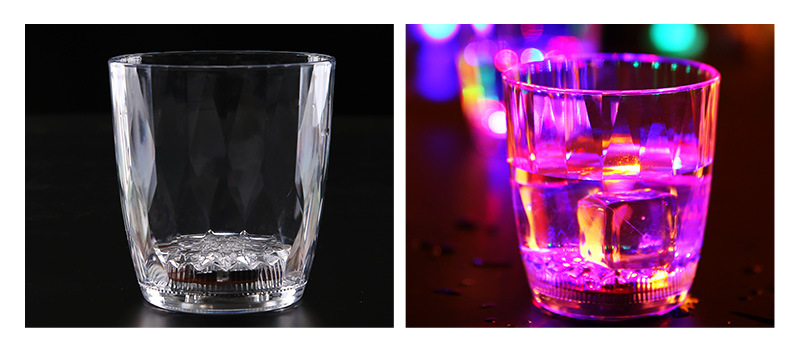 Luminous Cup Water Sensing Flash Beer Steins Water Sensing Cup Luminous Cup Drill Noodle Cup Bar Induction Luminous Cup