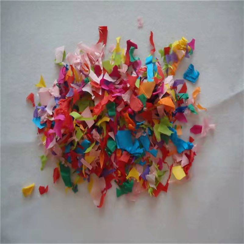 Love Five-Pointed Star round Fireworks Display Filler Paper Scrap Paper Sequins Throwing Atmosphere Props Holiday Party Love Five-Pointed Star round Fireworks Display Filler Paper Scrap Paper Sequins Throwing Atmosphere Props Holiday Party