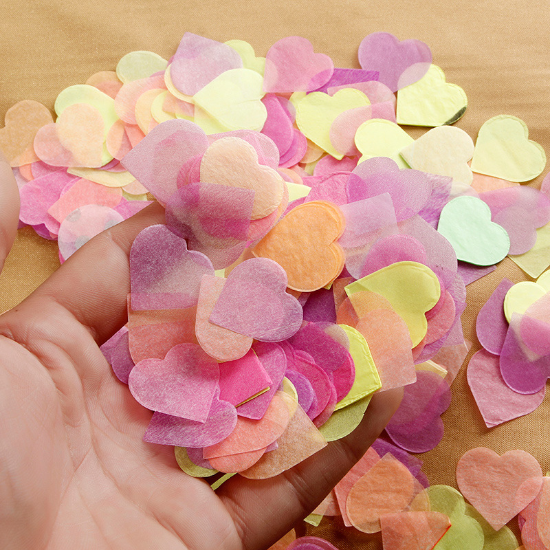 Love Five-Pointed Star round Fireworks Display Filler Paper Scrap Paper Sequins Throwing Atmosphere Props Holiday Party Love Five-Pointed Star round Fireworks Display Filler Paper Scrap Paper Sequins Throwing Atmosphere Props Holiday Party