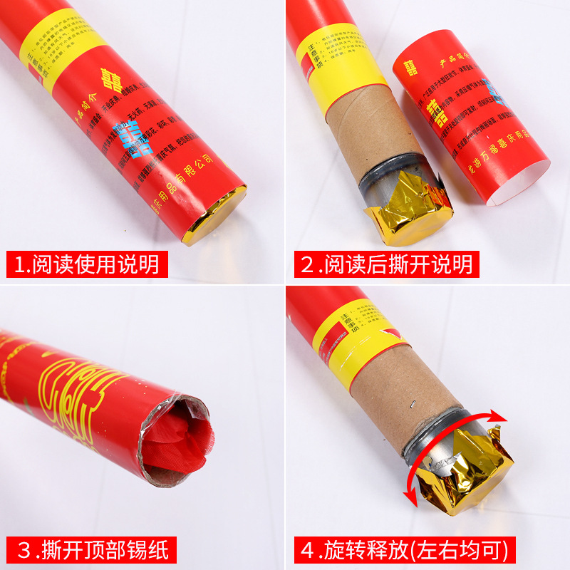 Wholesale Festival Celebration Fireworks Display Wedding Confetti Cracker Festive Ancient Costume Fireworks