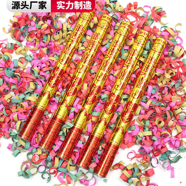 Wedding Marriage Salute Ceremony Opening Ceremony Salute Handheld Fireworks Tube Petal Rain Fireworks Tube Bar Fireworks