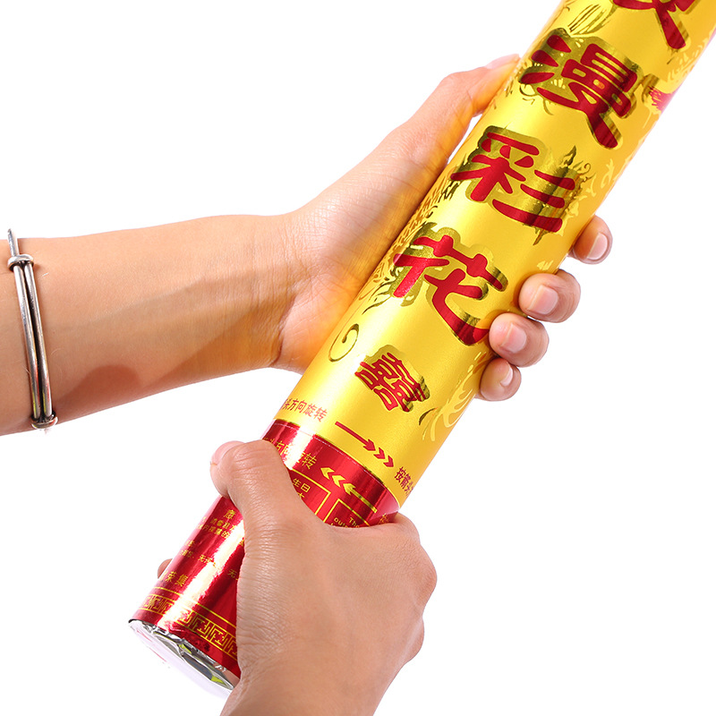 Wedding Marriage Salute Ceremony Opening Ceremony Salute Handheld Fireworks Tube Petal Rain Fireworks Tube Bar Fireworks