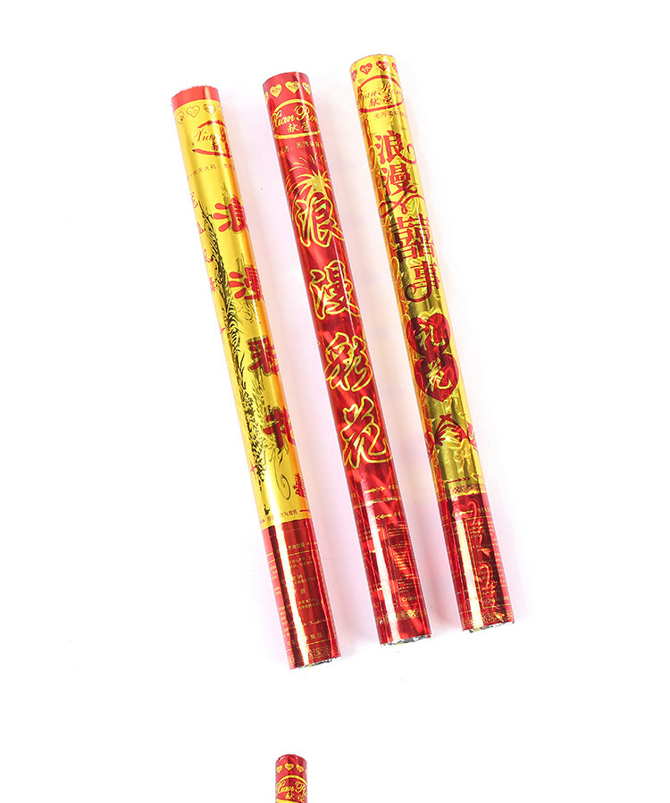 Wedding Marriage Salute Ceremony Opening Ceremony Salute Handheld Fireworks Tube Petal Rain Fireworks Tube Bar Fireworks