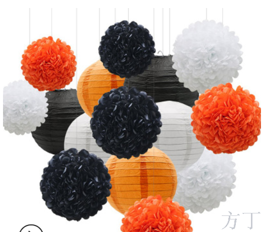 Cross-border hot-selling paper lantern set paper-drawn paper lantern paper paper
