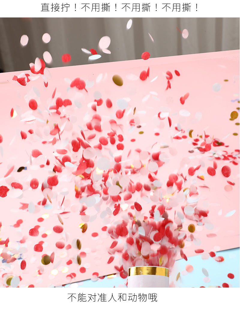 Fireworks  30cm Party Wedding Birthday Graduation Housewarming Hand Twist Cracker Snap Factory Wholesale