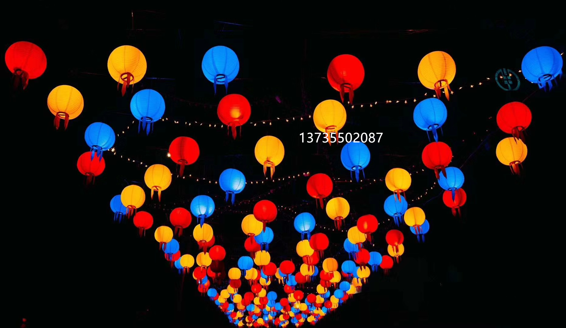 Korean iron mouth plastic lantern design Korean hand-held export paper lanterns outdoor decoration rain