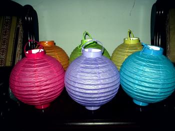 Pumpkin Halloween paper Lantern plain paper lanterns