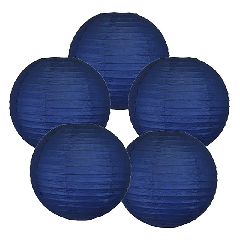 Festival Spring Festival Folding Handmade round Chinese Lantern Wedding Celebration Supplies Decoration Paper Lantern