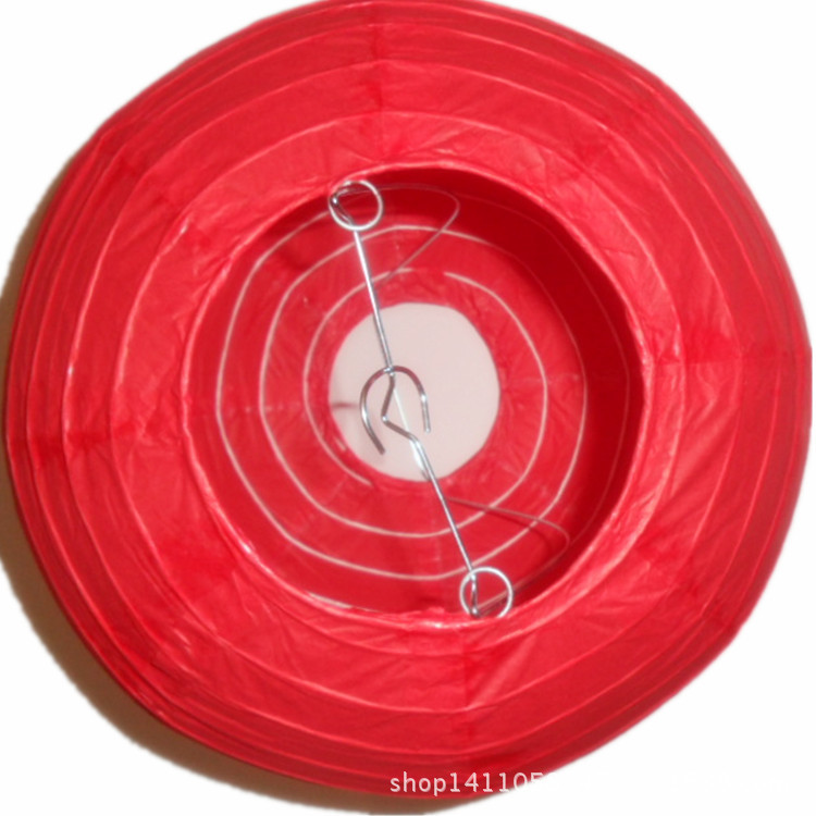 Festival Spring Festival Folding Handmade round Chinese Lantern Wedding Celebration Supplies Decoration Paper Lantern