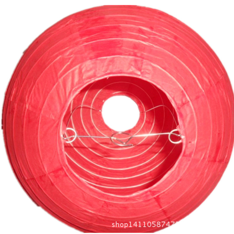 Festival Spring Festival Folding Handmade round Chinese Lantern Wedding Celebration Supplies Decoration Paper Lantern
