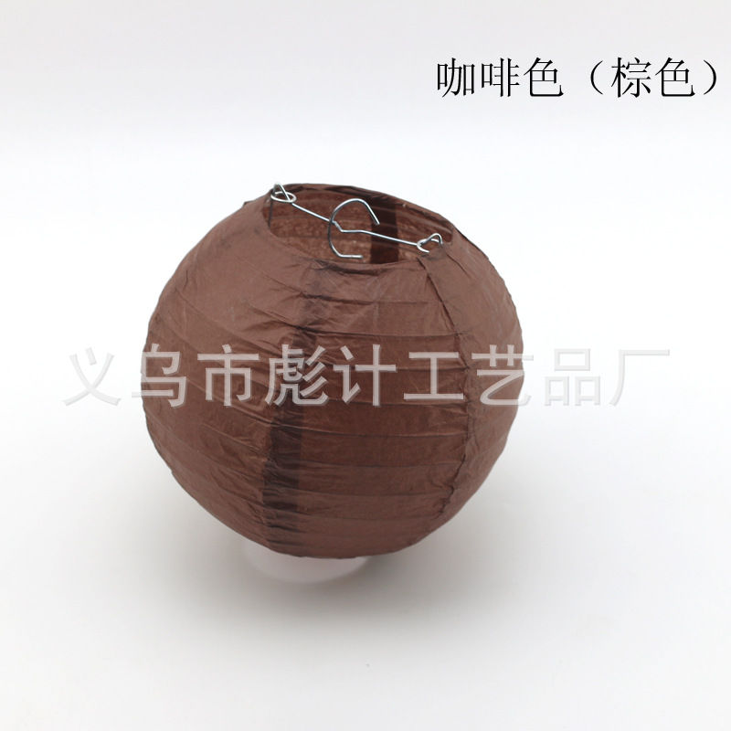Festival Spring Festival Folding Handmade round Chinese Lantern Wedding Celebration Supplies Decoration Paper Lantern